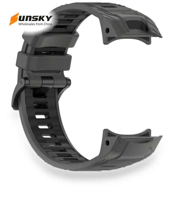 Two Color Sports Silicone Watch Band — Wearable Accessories, Garmin