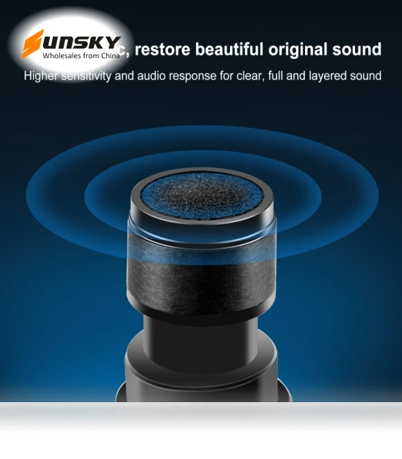 UHF Wireless Dynamic Microphone with LED Display — Dynamic, PULUZ