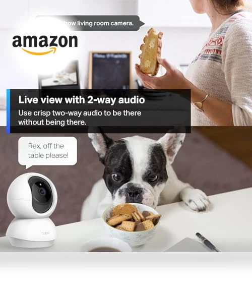 Pan/Tilt Security Camera — Baby Monitors, TP-Link