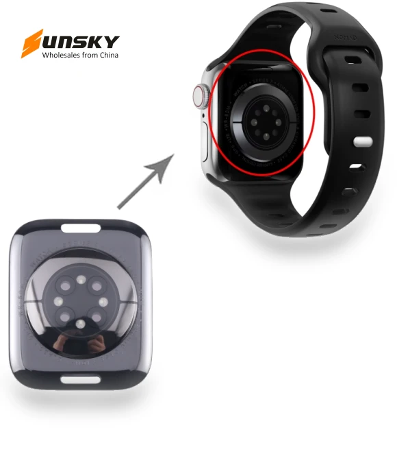 Glass Back Cover with Charging Module — Smartwatches, Apple