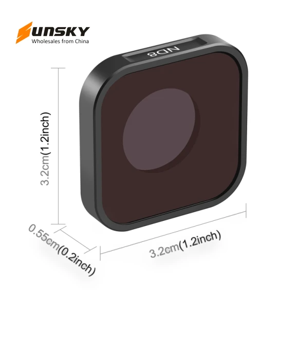 Action Camera ND8 Lens Filter — Graduated Color, PULUZ