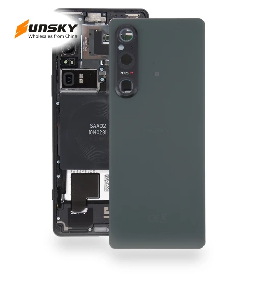 Original Battery Back Cover with Camera Lens Cover — Camcorder, Sony