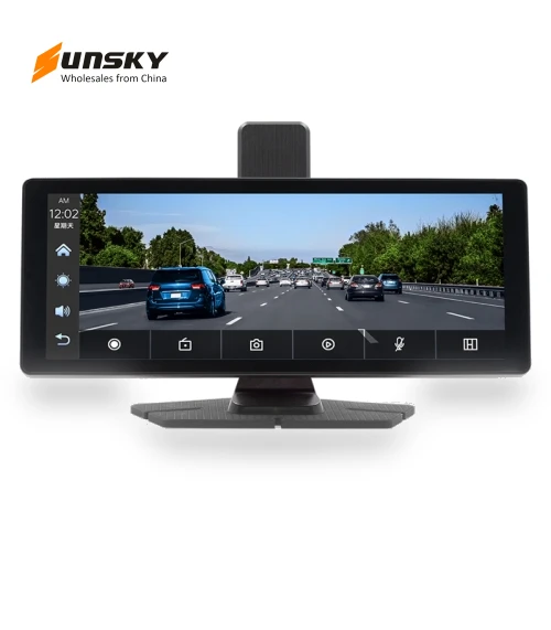 Portable Car DVR Monitor with Bluetooth — Stereo Receivers