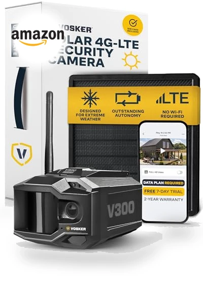 Ultimate 4G-LTE Autonomous Outdoor Security Camera — Security Cameras, Vosker