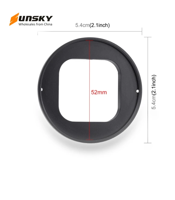 52mm UV Lens Filter with Adapter Ring for GoPro — Camera Gear, PULUZ