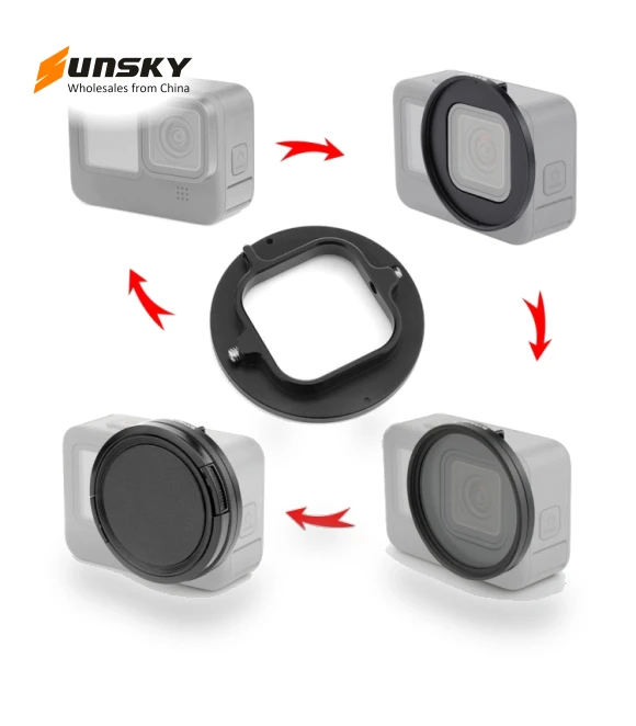 52mm UV Lens Filter with Adapter Ring for GoPro — Camera Gear, PULUZ
