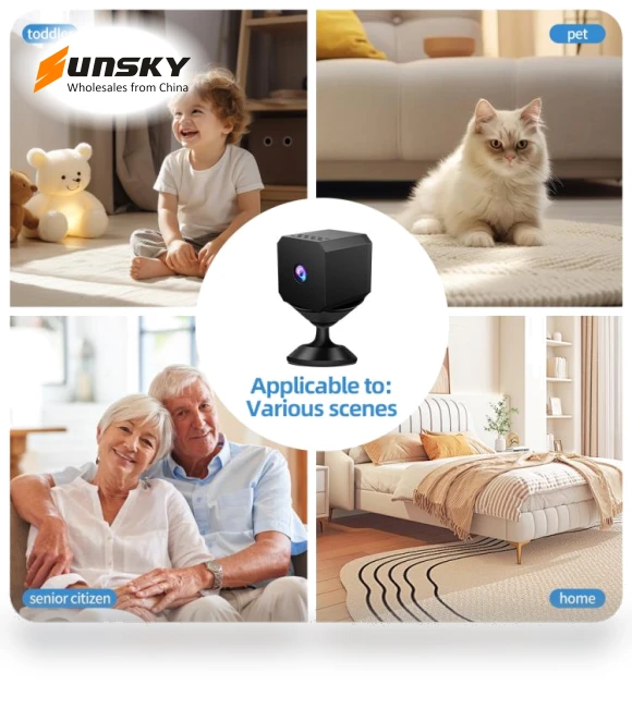 1080P WiFi Mini Camera with Infrared Night Vision — Camcorder