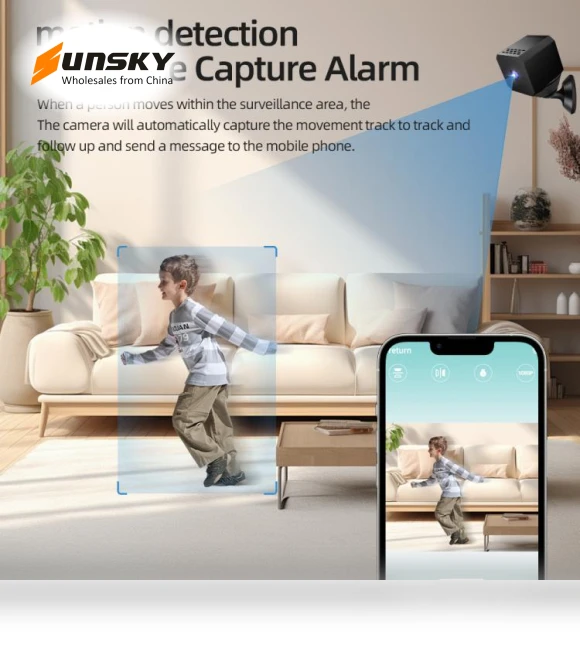 1080P WiFi Mini Camera with Infrared Night Vision — Camcorder