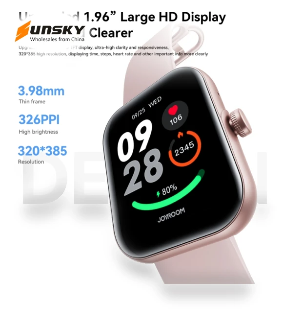 Smart Watch with 1.96 inch Screen — Smartwatches, JOYROOM