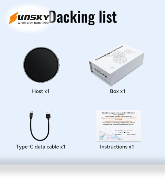 Portable Smart AI Magnetic Recorder — Portable Audio Recorders, JNN