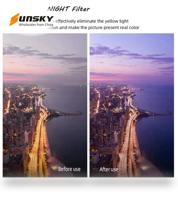 NIGHT Lens Filter — Color Correction, JSR