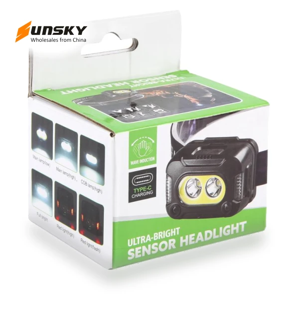 Outdoor Work Super Bright Sensor Headlight — Flashlights