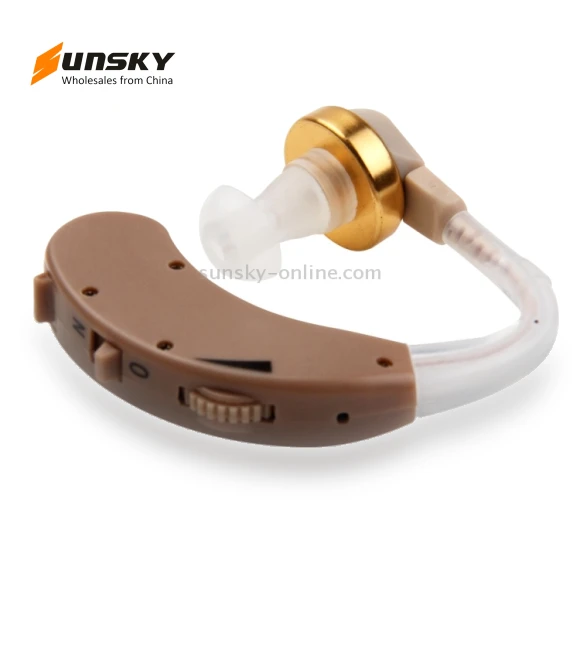 Behind Ear Sound Amplifier Adjustable Tone Hearing Aid — Hearing Support, JECPP