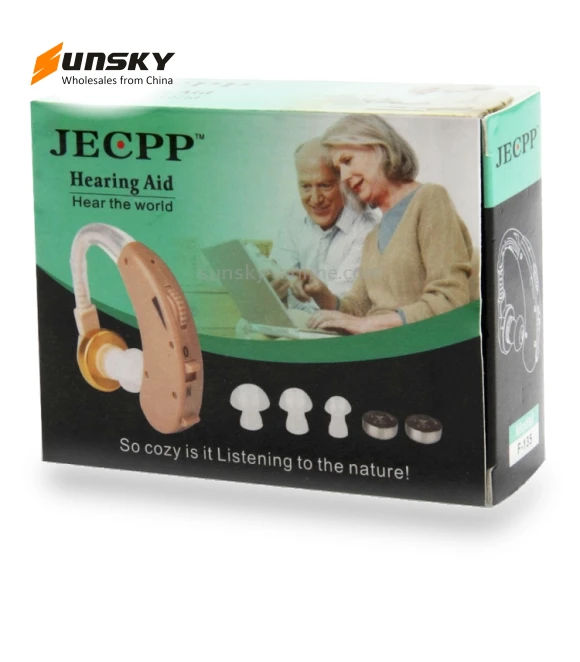 Behind Ear Sound Amplifier Adjustable Tone Hearing Aid — Hearing Support, JECPP