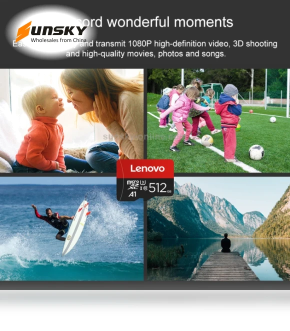 High Speed TF (Micro SD) Memory Card — CompactFlash Storage, Lenovo