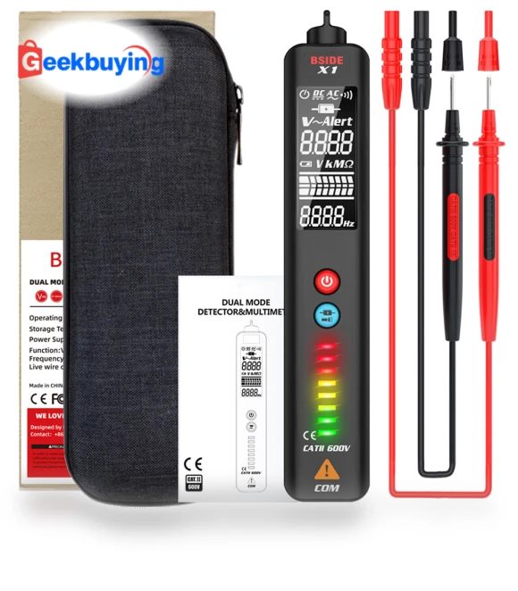 Intelligent Voltage Detector Tester — Battery Testers, BSIDE