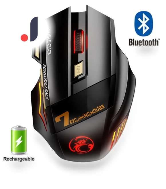 Rechargeable Wireless Bluetooth Gaming Mouse — Mouse Pads, Essager Electronic