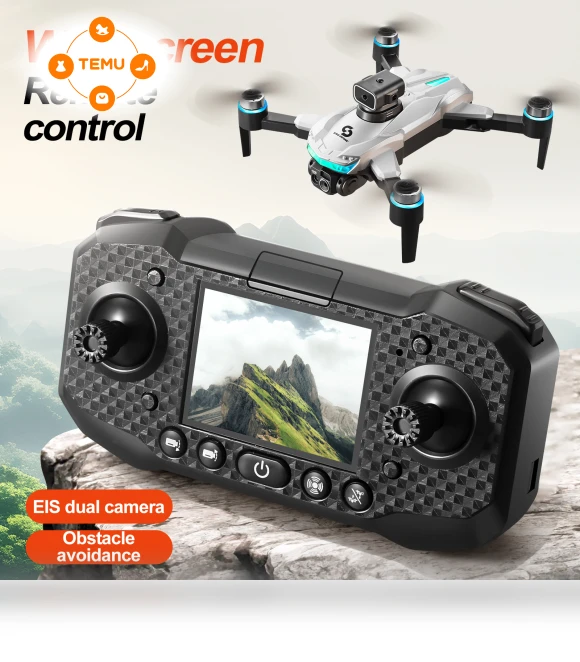 Screen Control Remote Control Drone with Long LED Lights — RC Helicopters