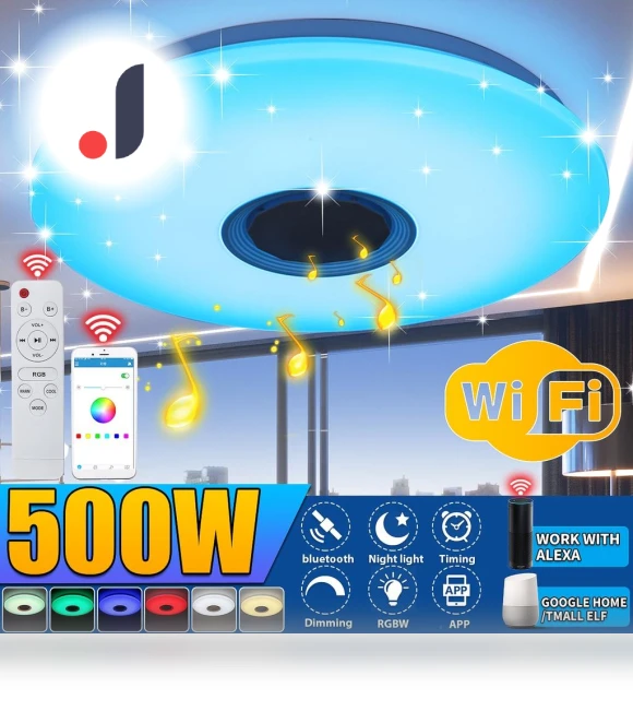 Smart LED Ceiling Light — Overhead Lighting, Crown Global