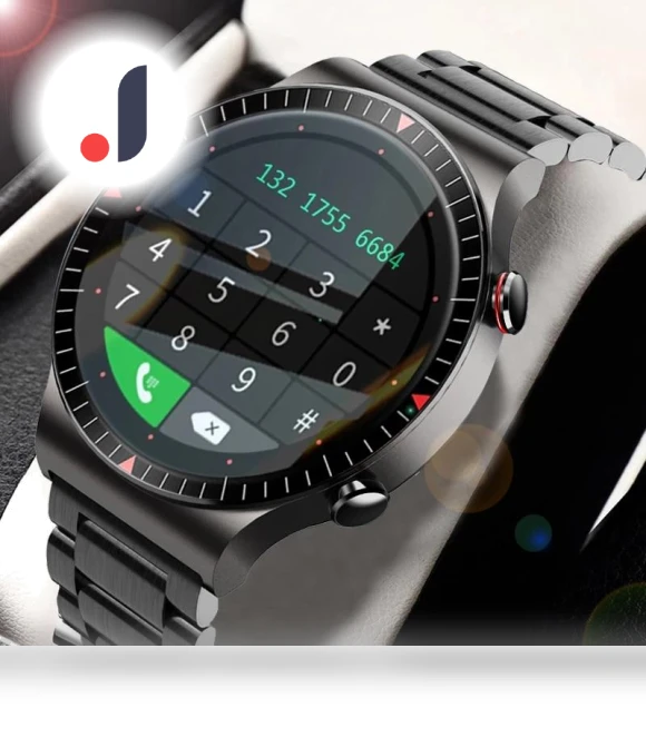 Steel Business Smartwatch with Bluetooth Calling — Smartwatches, SCIONE