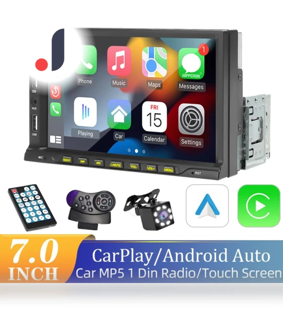 Car MP5 Player with 7-inch Touch Screen — Stereo Receivers, SageTechnology