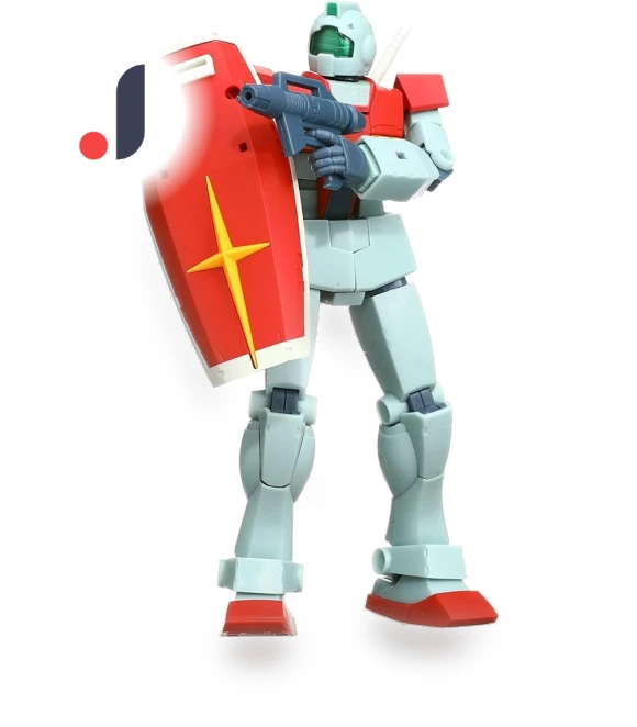 Mobile Suit Gundam RGM-79 GM Figure — Gaming Figures, Bandai