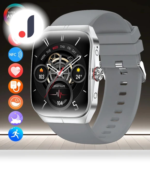 Smart Watch with 1.95-inch Amoled Display — Smartwatches, SACOSDING