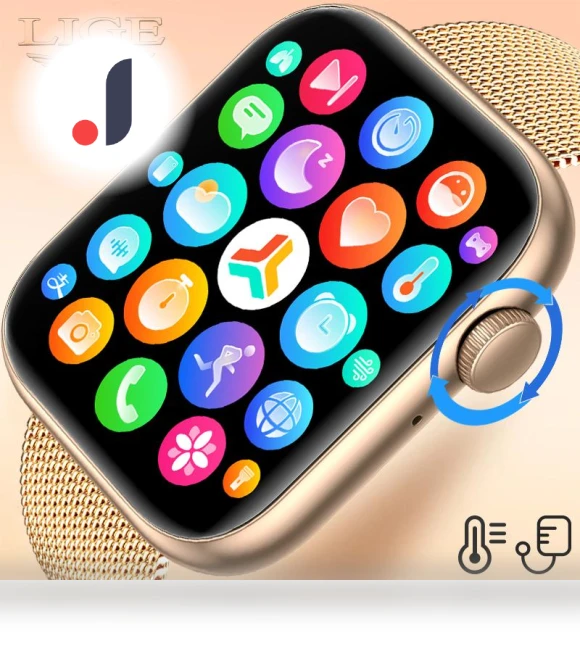 Smartwatch with Body Temperature Monitoring — Smartwatches, LIGE