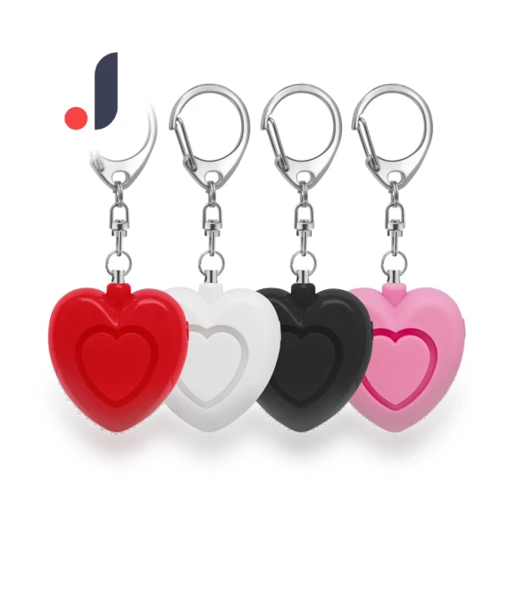 Heart-Shaped Alarm Keychain — Escape Tools, AI Supermarket