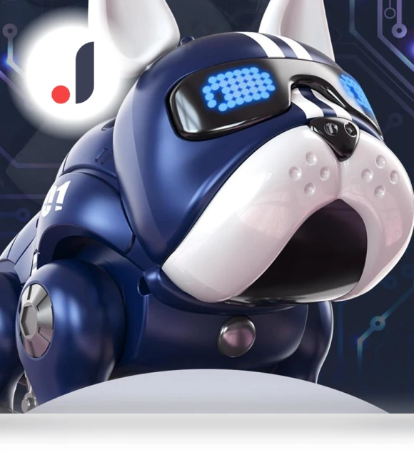 Interactive Smart Robotic Dog with Light-Up Toys — Interactive Animal Companions, Super Dream Home