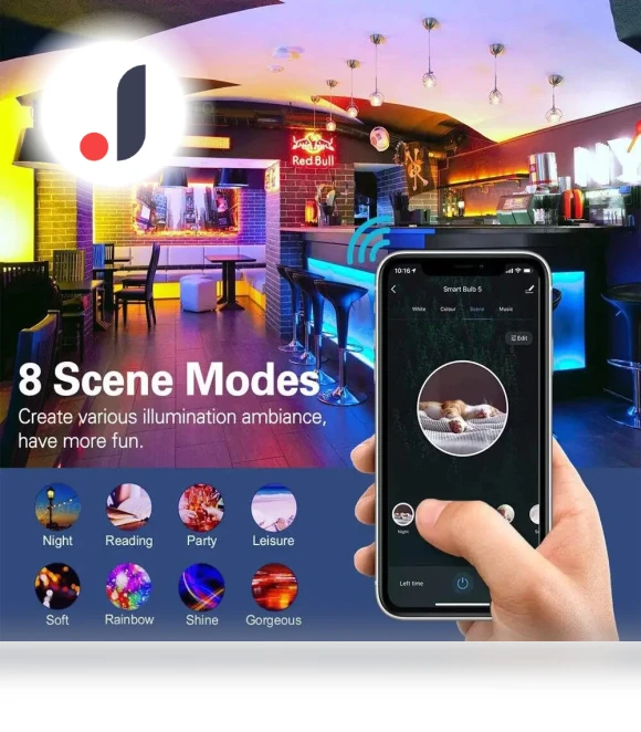 Smart LED Bulb — Smart Home Modules, Cozy Cottage-Relax