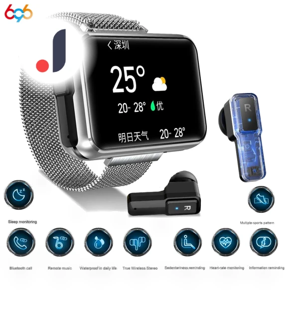 Bluetooth Smart Watch with Fitness Tracking — Smartwatches, Tiktop2