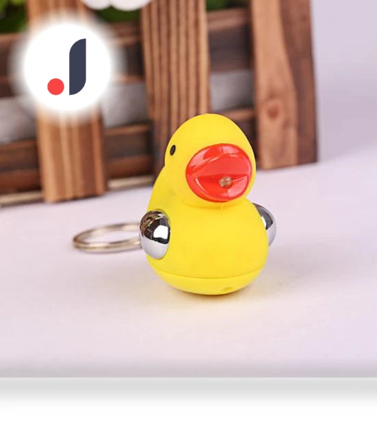 Electric Shocking Keychain with Duck — Gag Toys & Jokes, Andrew Leisure