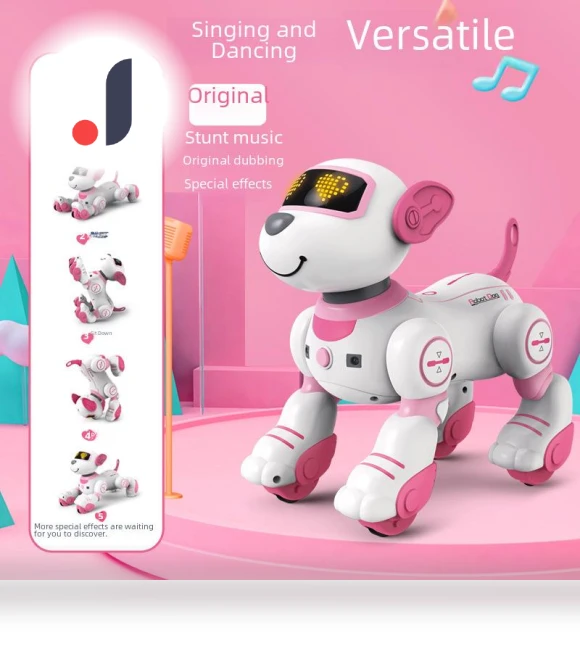 Interactive Singing and Dancing Robot Dog Toy — Interactive Animal Companions, StrideBox