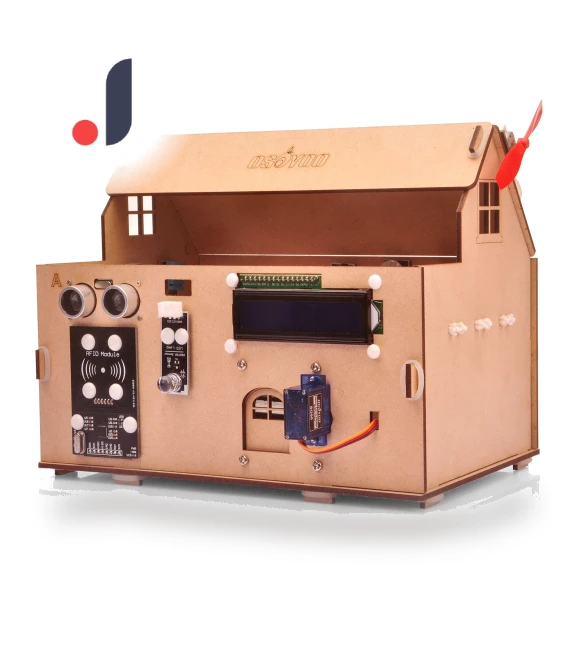 IoT Home Wooden House Learner Kit — Construction Kits, OSOYOO