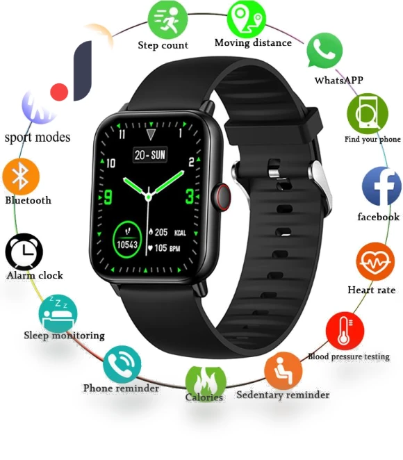 Smart Fitness Watch — Smartwatches, Tiktop2