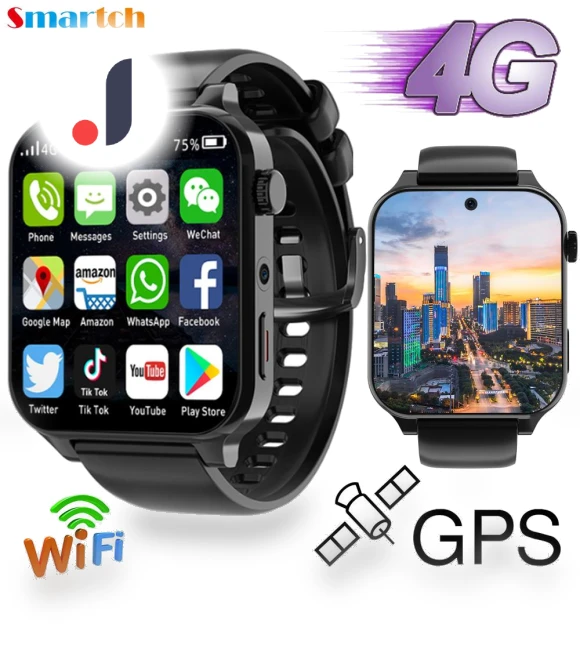 Smart Watch with Dual Camera — Smartwatches, Tiktop2