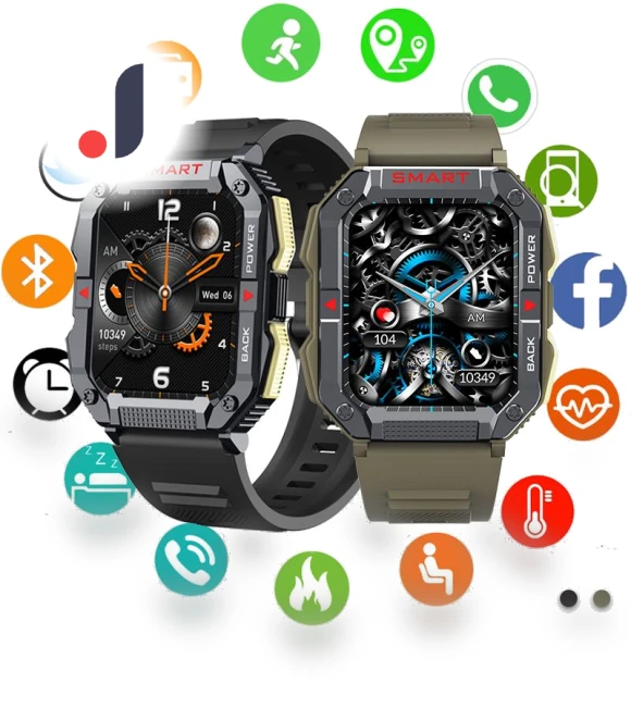 Smart Watch with Sleep Monitoring — Smartwatches, Tiktop2