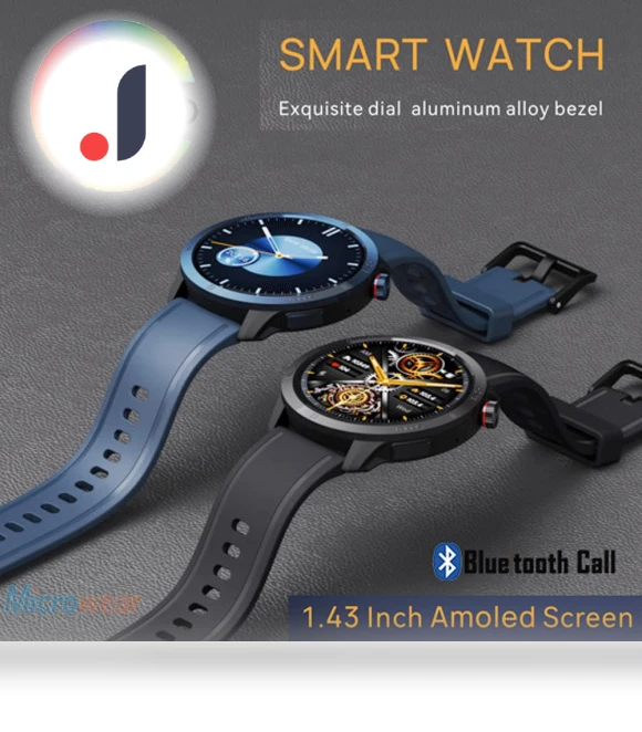 Smartwatch with AMOLED Display — Smartwatches, Tiktop2