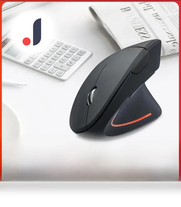 Ergonomic Rechargeable Vertical Bluetooth Mouse — Mouse Pads, Computer boost