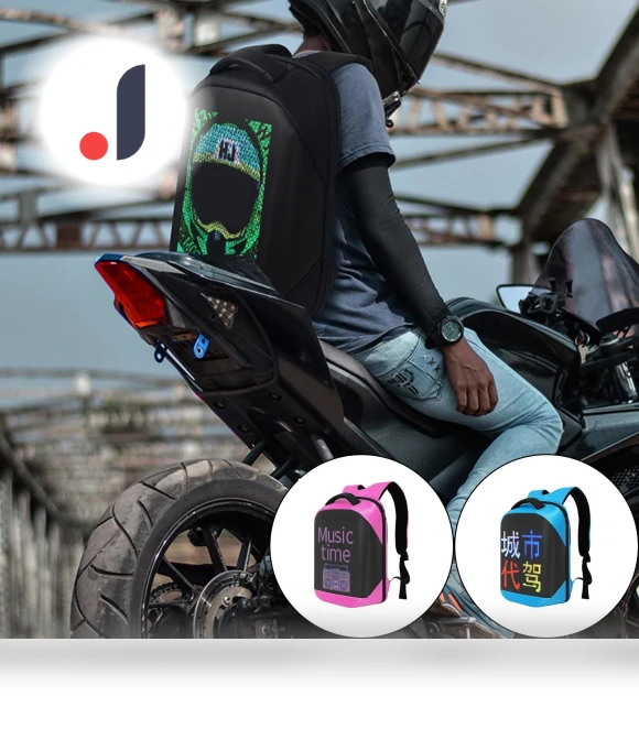 Fashion LED Backpack — Casual Daypacks, Hong Fashion
