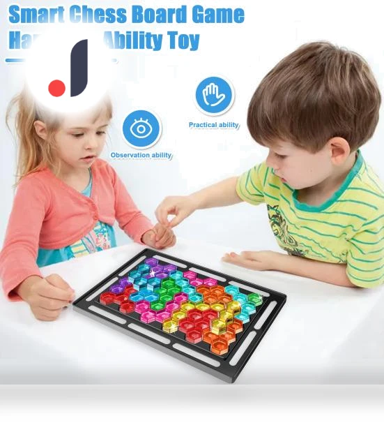 Hexagon Stacking Game Set — Stacking Games, Crater