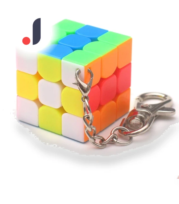 Mini Magic Cube Keychain — 3D Puzzles, MIT