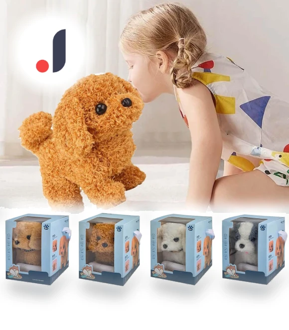 Realistic Robotic Puppy — Interactive Animal Companions, Flowers