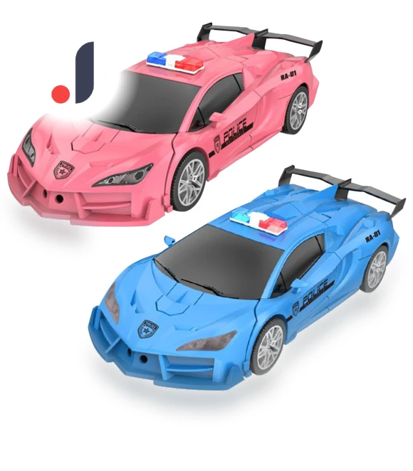 Remote Control Transforming Robot Car — Interactive Figures & Robots, KOBE777