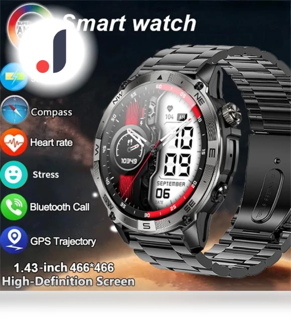 GPS Smart Watch with Compass and Air Pressure — Smartwatches, SACOSDING