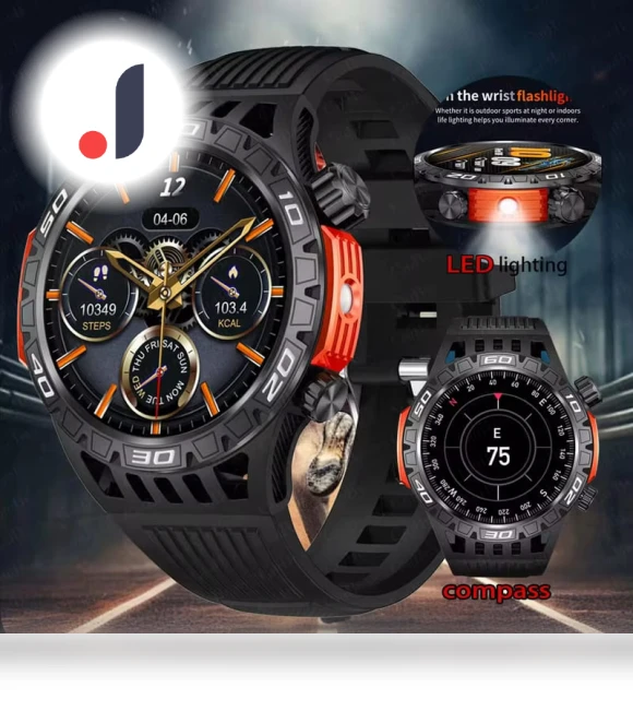 Smart Watch with LED Backlight — Smartwatches, ElectronicsHome