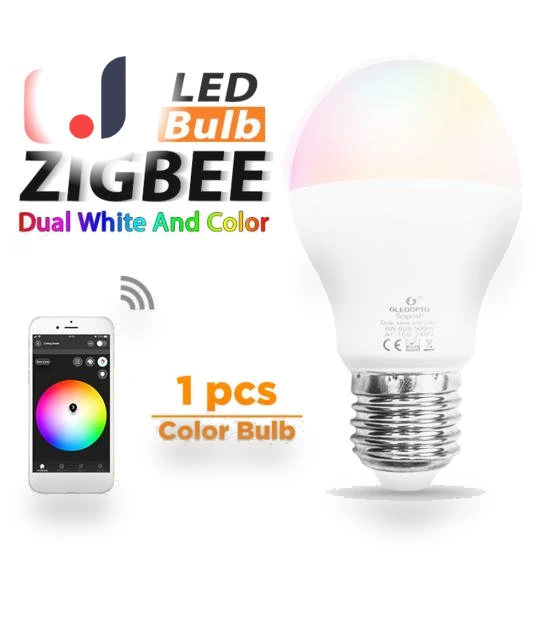 Smart Zigbee RGB + CCT LED Bulb — LED, Refreshing Home