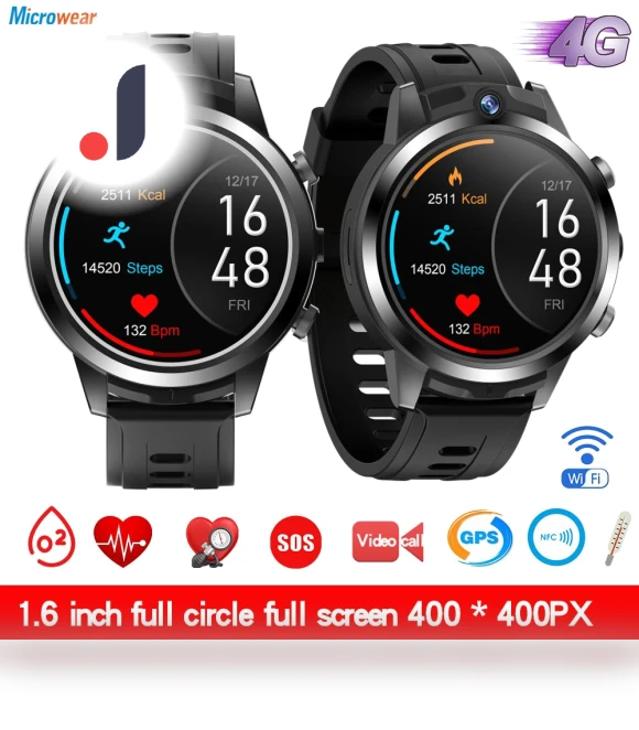 4G Smartwatch with Dual Camera — Smartwatches, Tiktop2