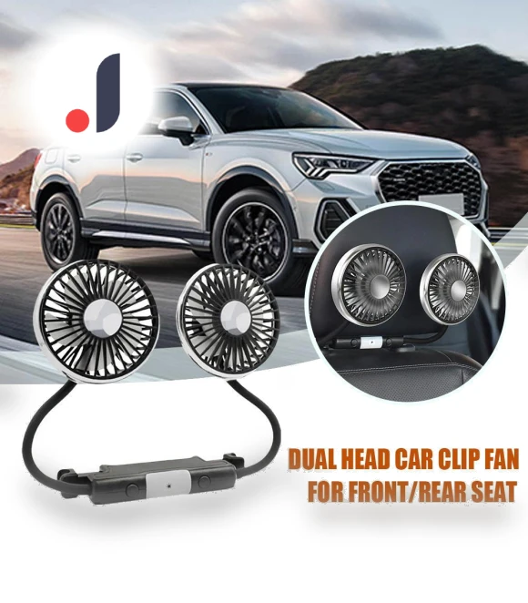 Dual Head Car Fan with LED Light — Radiator Fan Motors, 888 Auto Parts Town